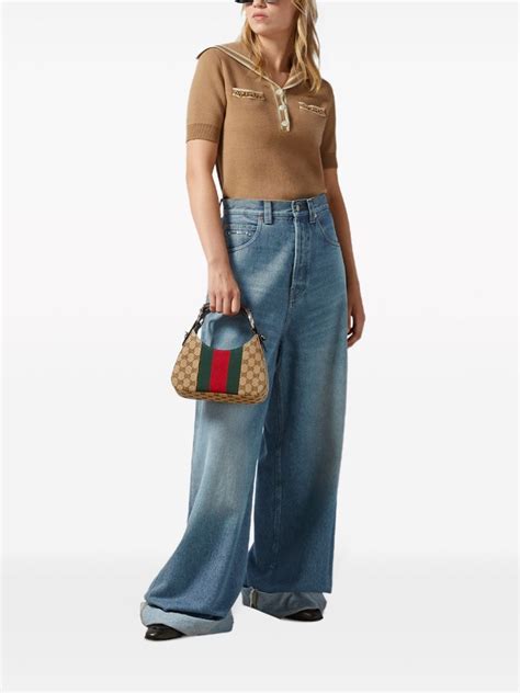 gucci wide leg jeans